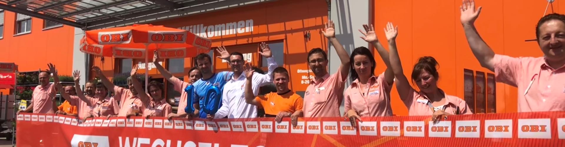 OBI ist neuer Partner der Firmenstaffel