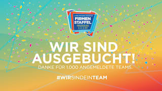 Firmenstaffel ist ausgebucht: Benefizteams können sich noch anmelden